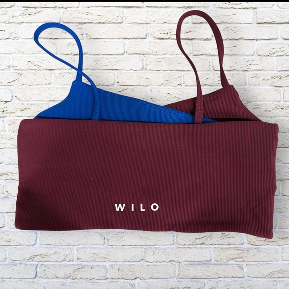 WILO THE LABEL Contrasting Color Band Seamless Sports Bra Size XS - Picture 2 of 4